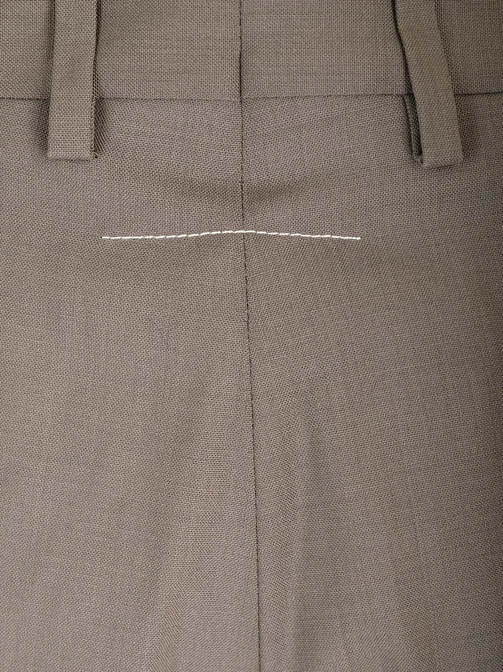 Mm6 Maison Margiela Pressed-Crease Tailored Trousers