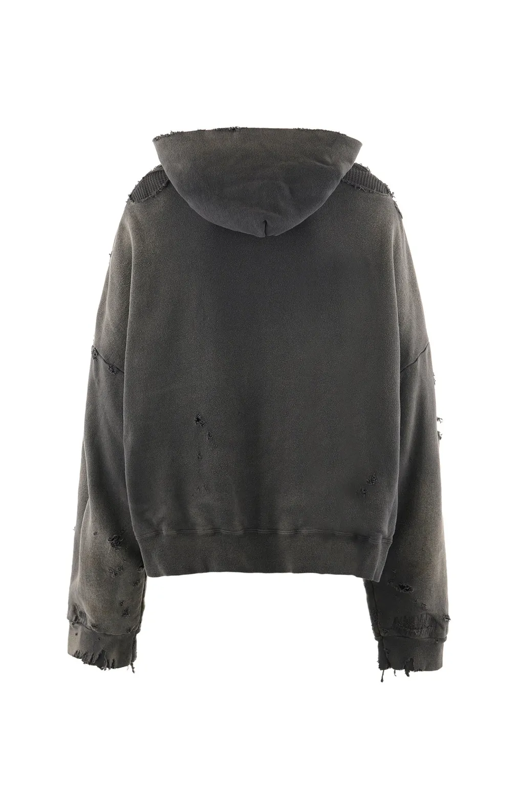 Hoodie/Dbl-Fc Zip / Blk