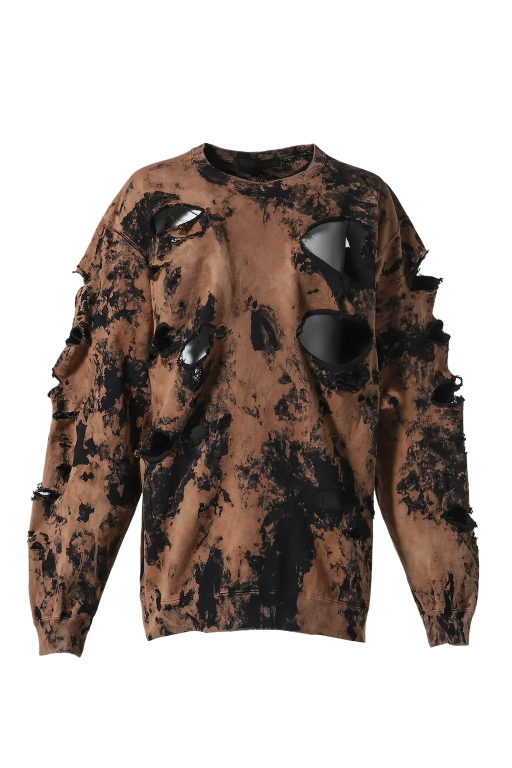 Distressed Crewneck / Sand
