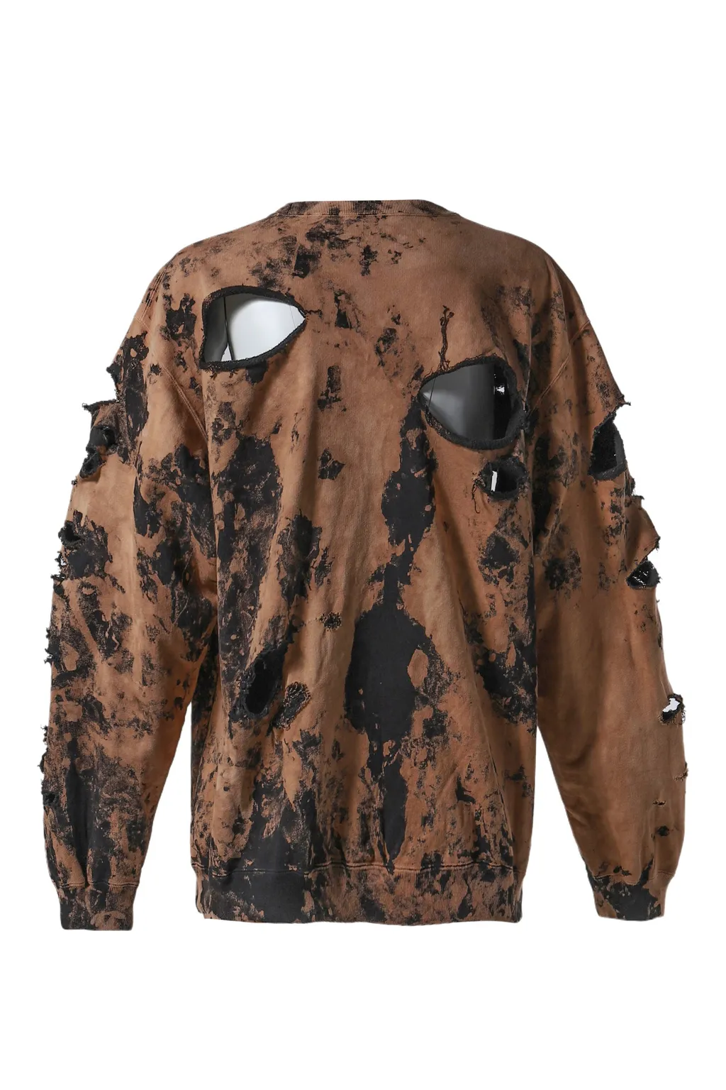 Distressed Crewneck / Sand