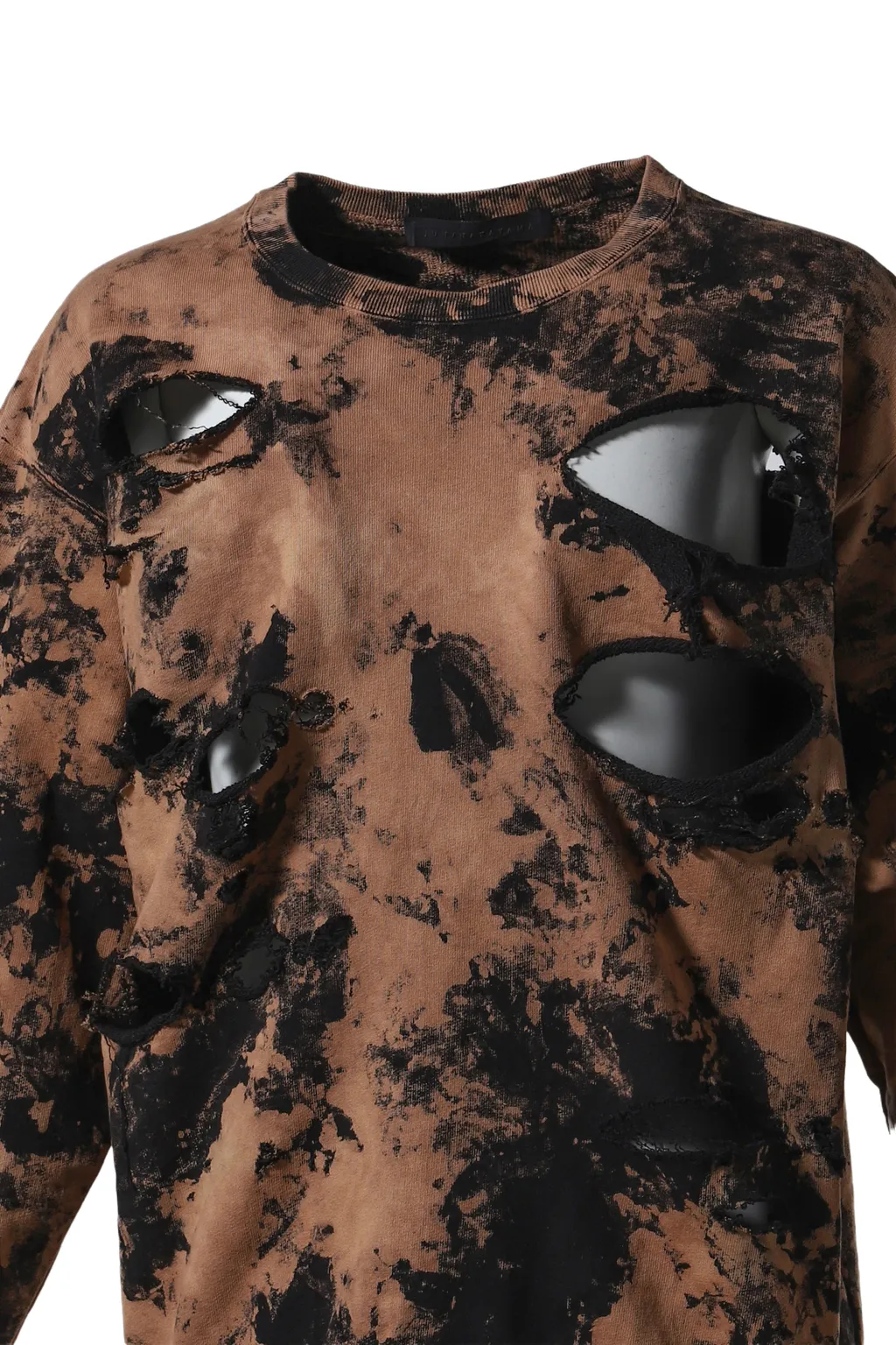 Distressed Crewneck / Sand