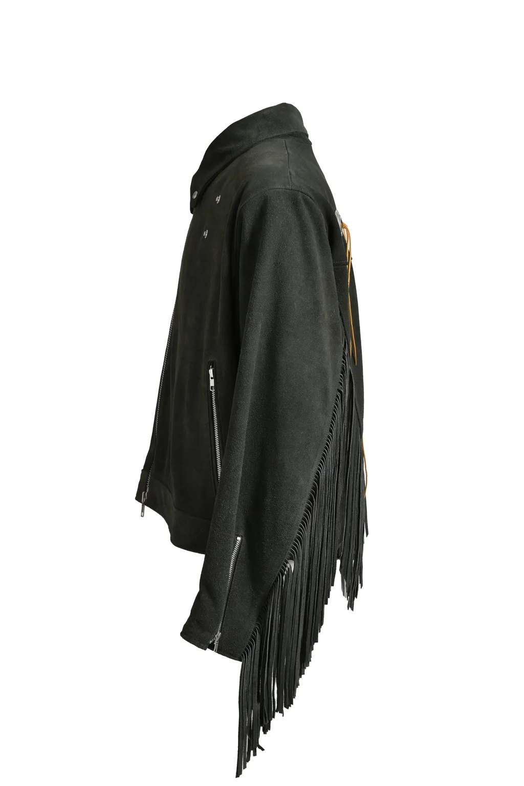 Leather Fringe Riders Jacket / Dust