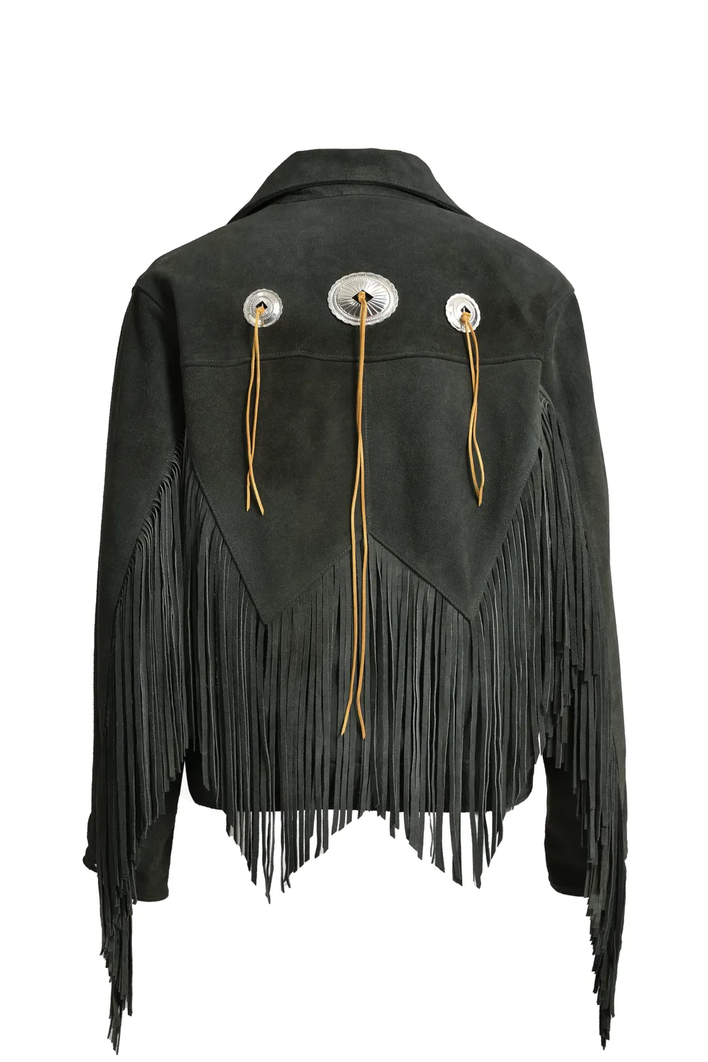 Leather Fringe Riders Jacket / Dust