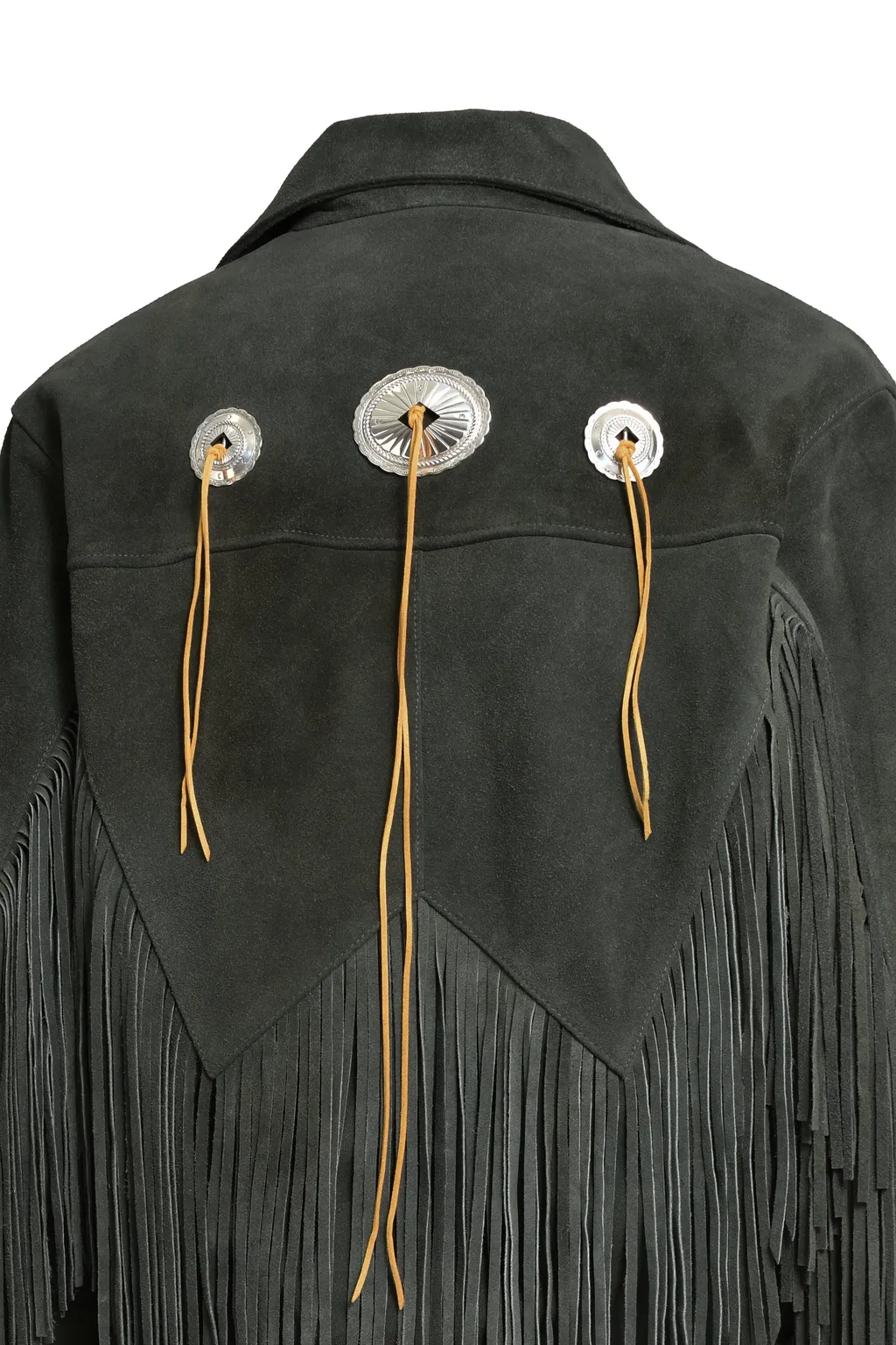 Leather Fringe Riders Jacket / Dust