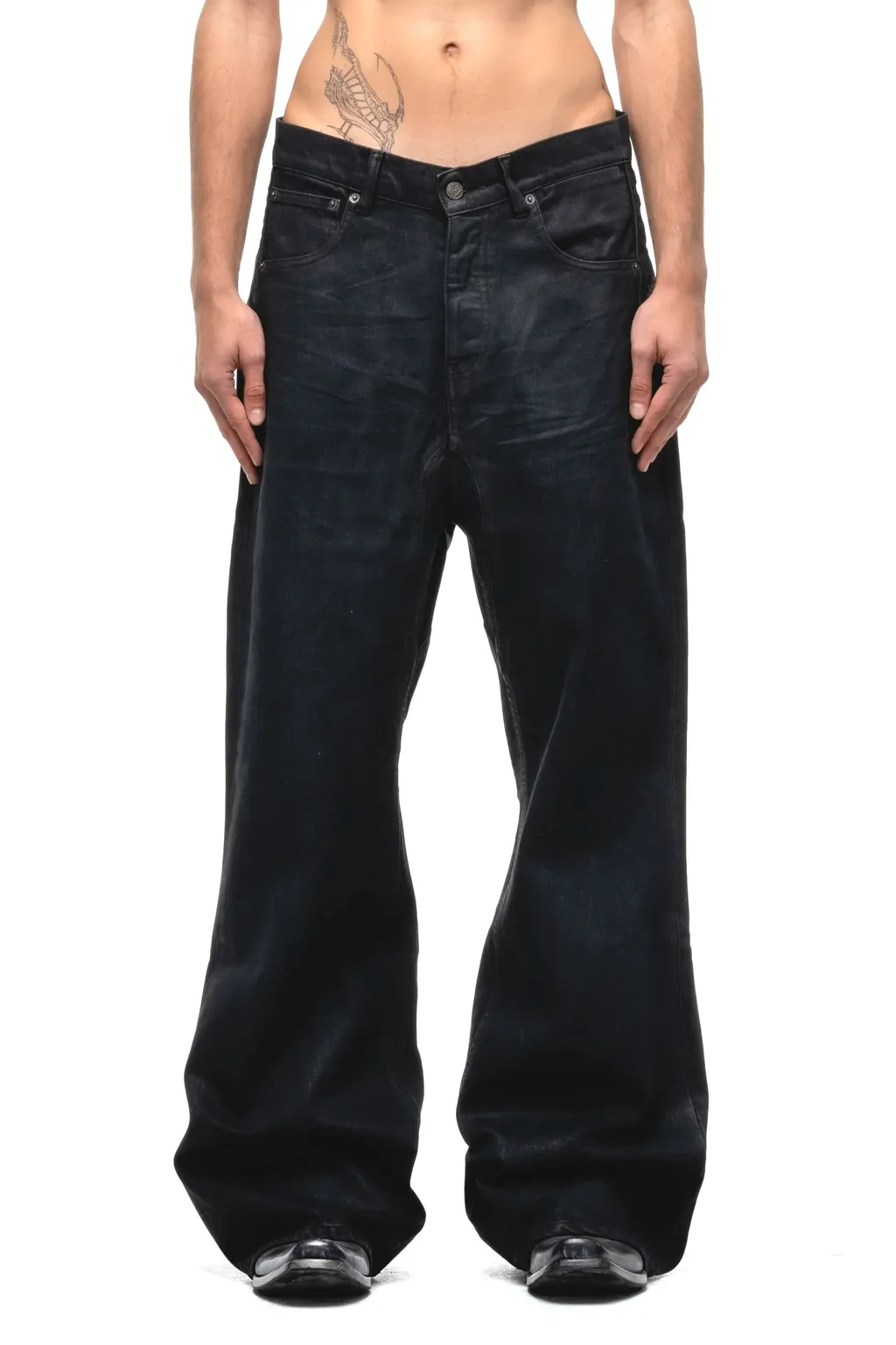 Italy Dull Black Boot Cut / Blk