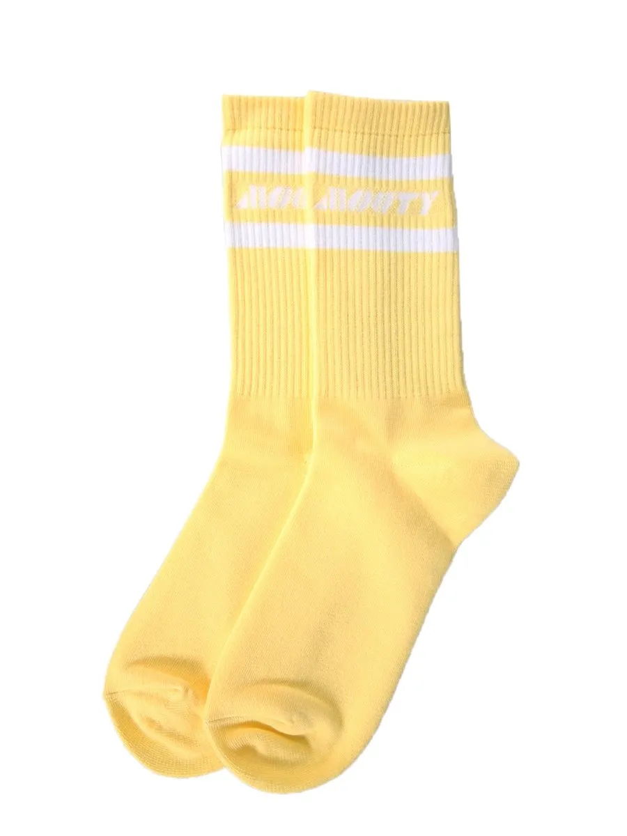 Mouty Signature Logo Crew Socks