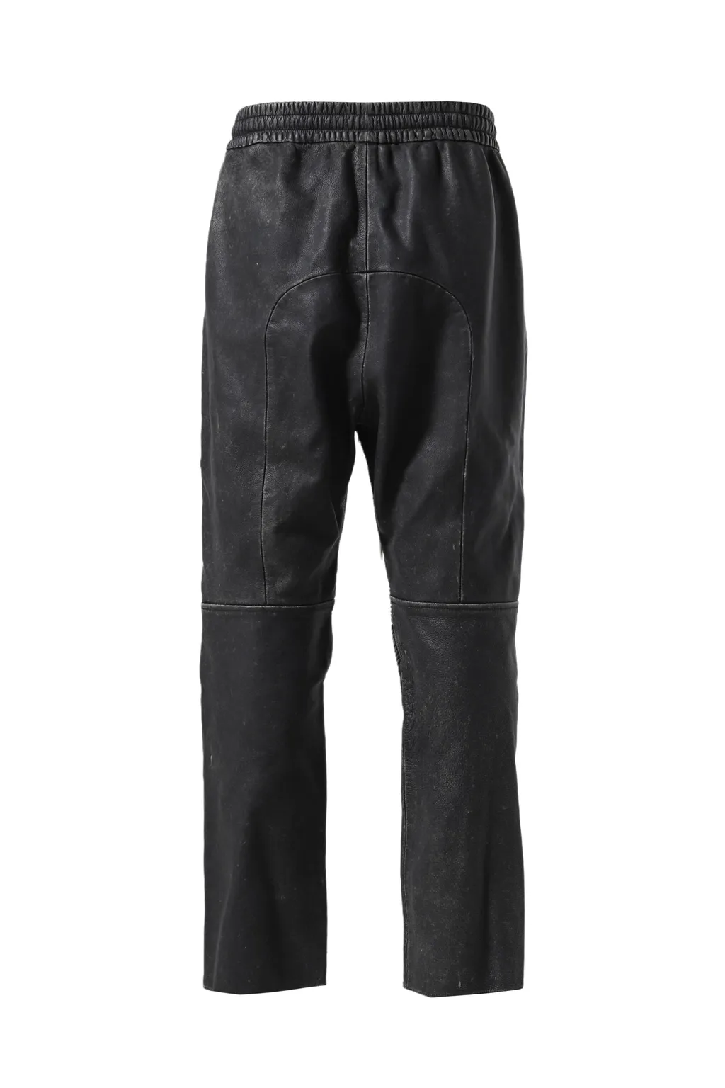 Leather Moto Pants / Black