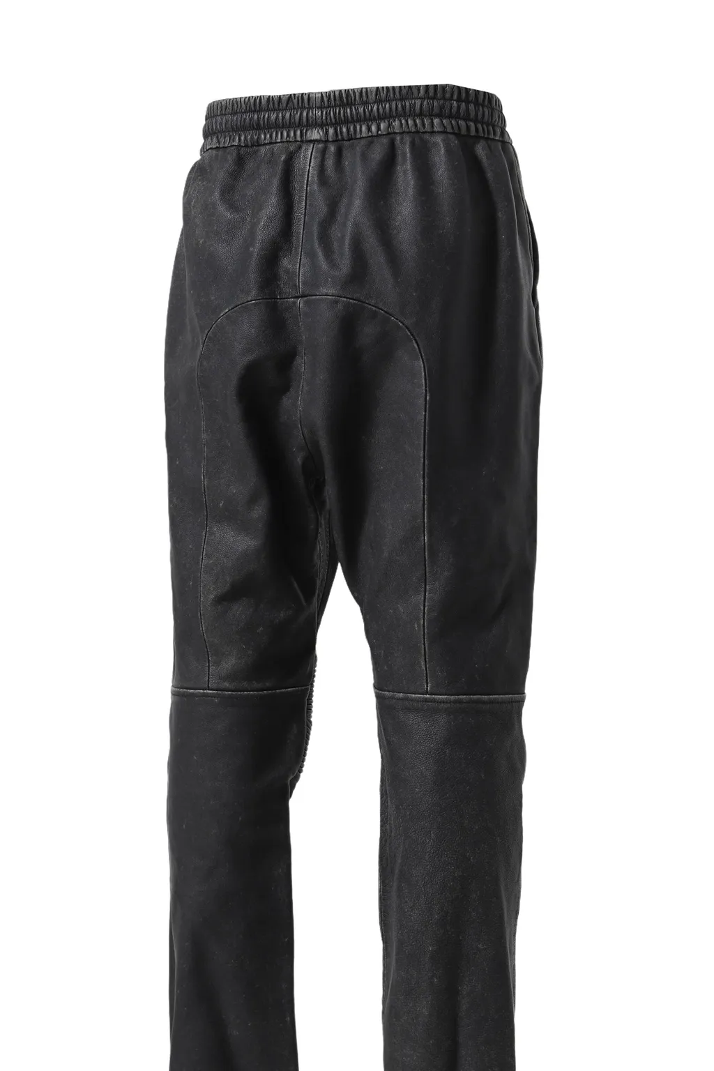 Leather Moto Pants / Black