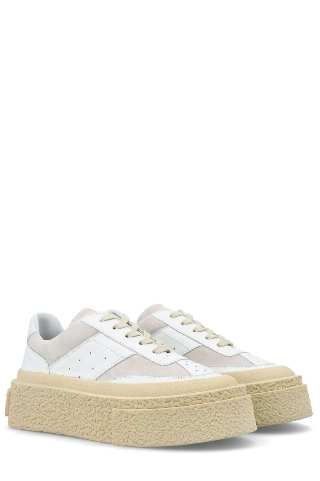 Mm6 Maison Margiela Replica Lace-Up Sneakers