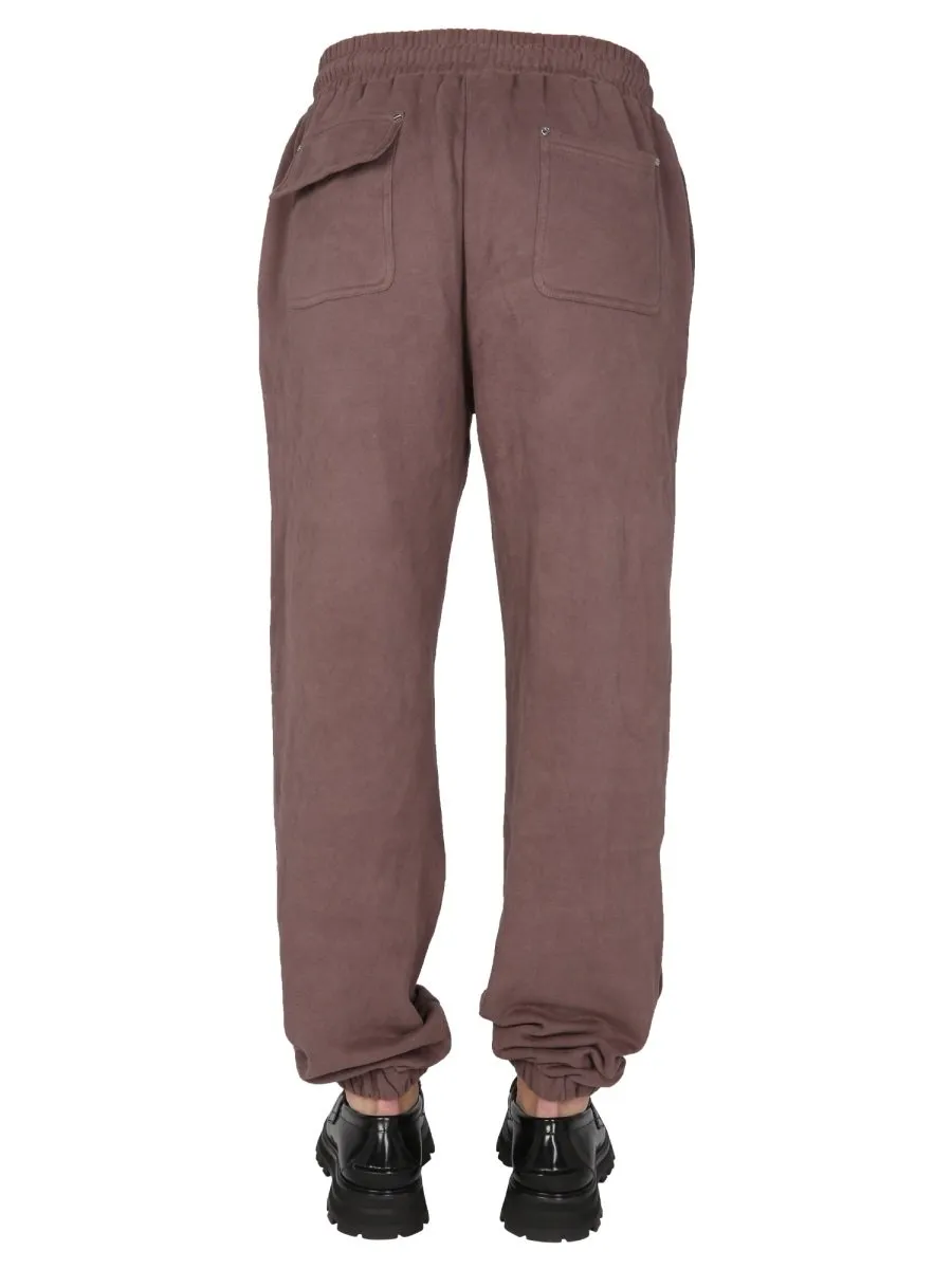 Mouty Logo Patch Drawstring Jogging Pants
