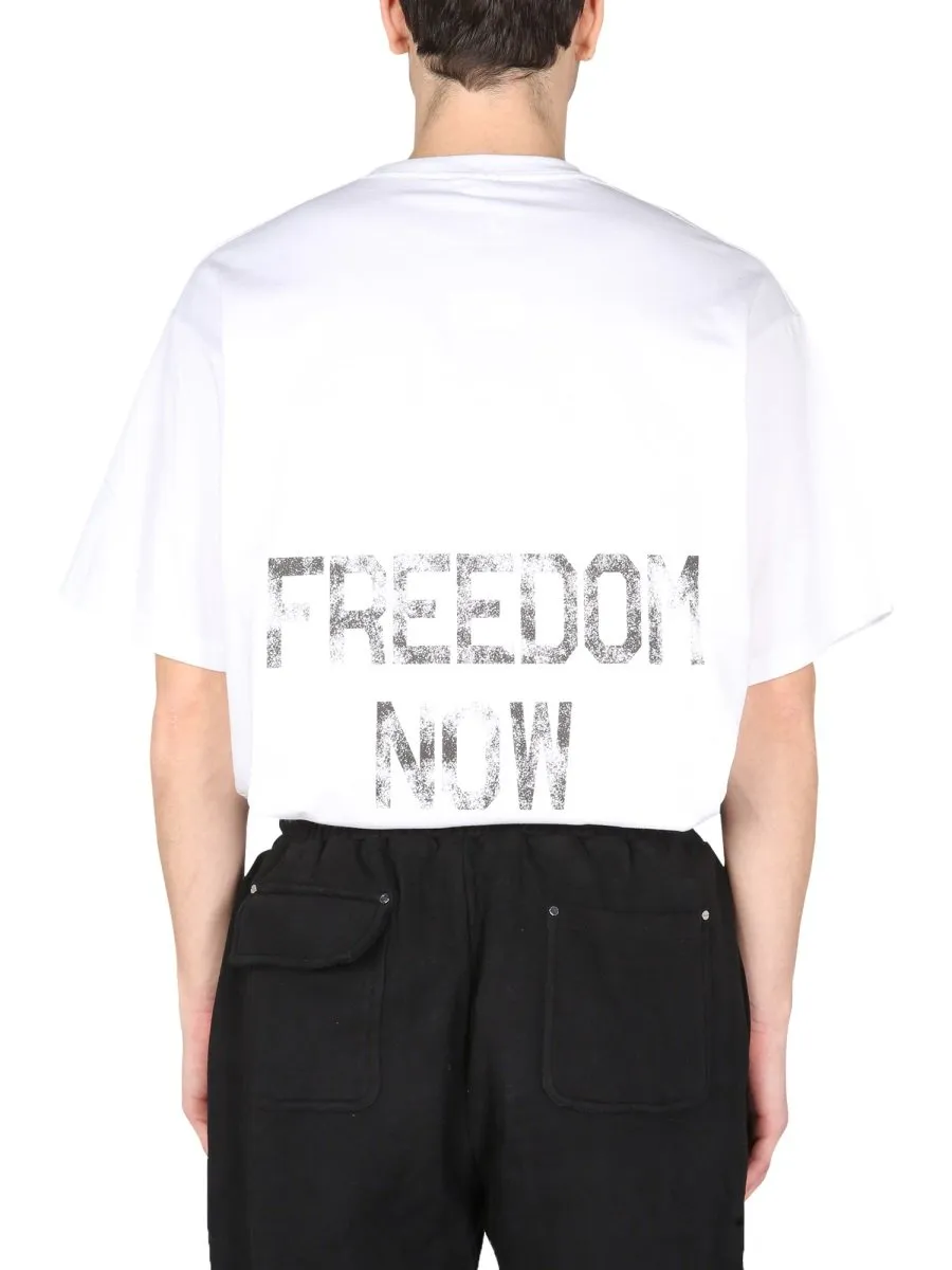 Mouty Logo Print Crewneck T-Shirt