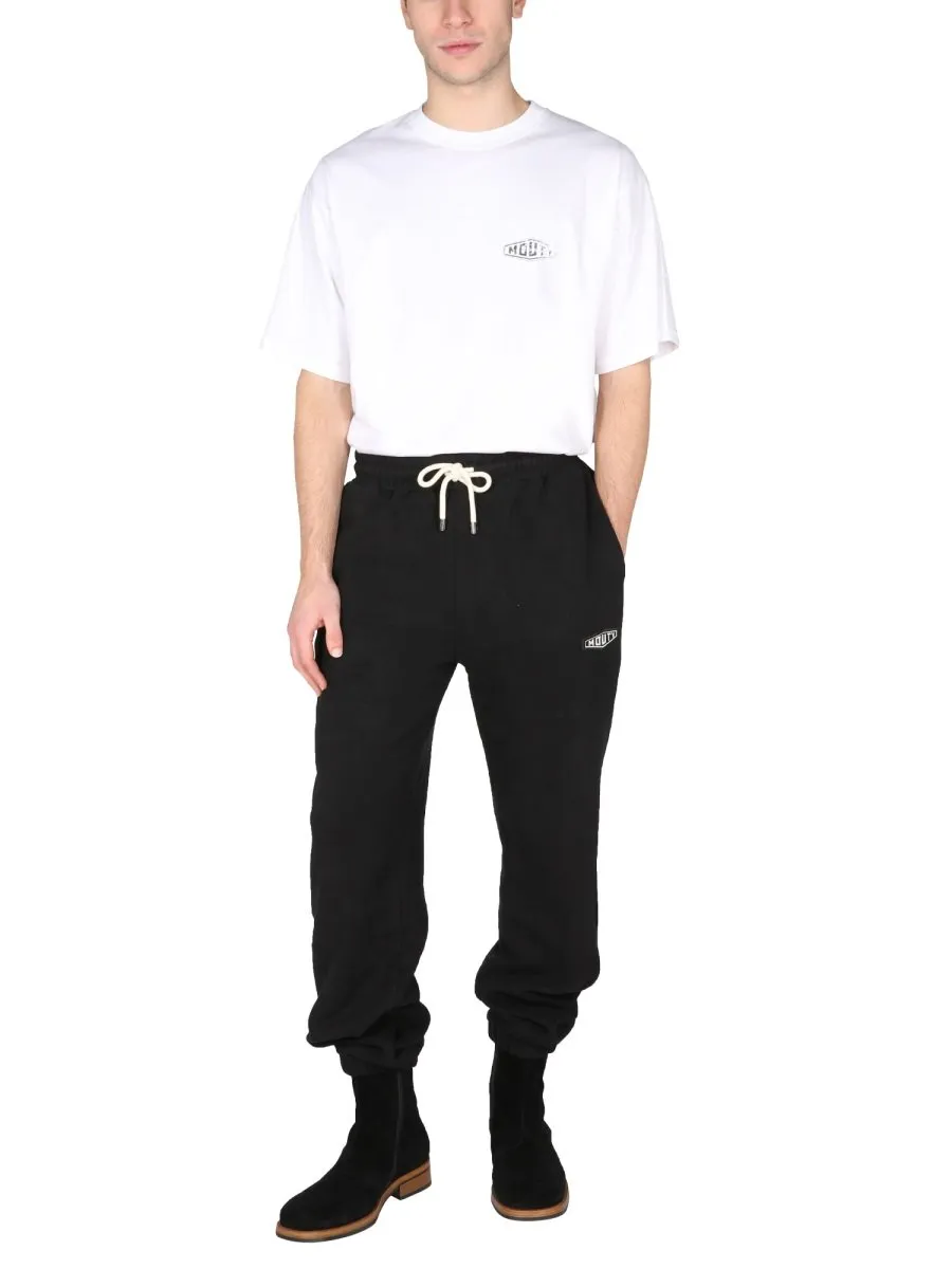 Mouty Logo Print Crewneck T-Shirt
