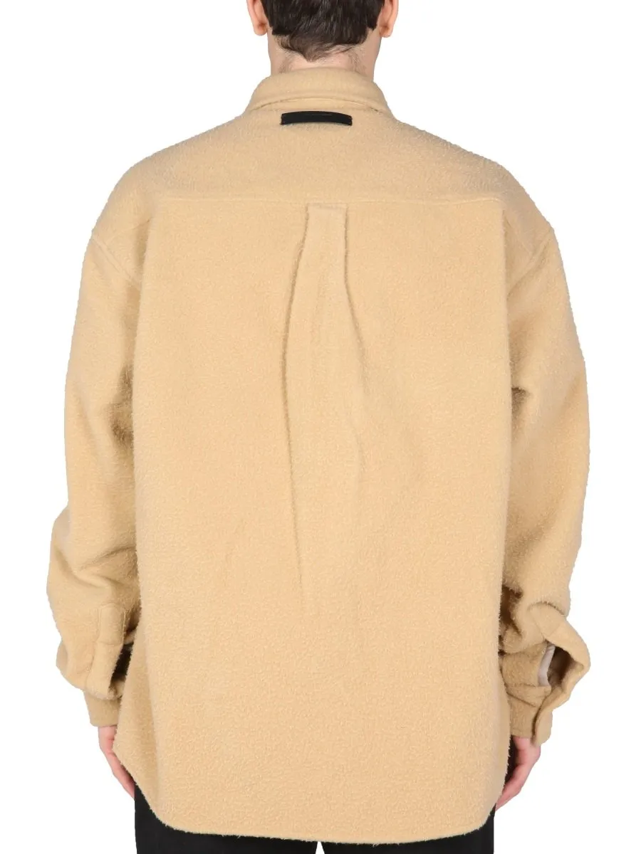 Mouty Phoenix Logo Patch Overshirt
