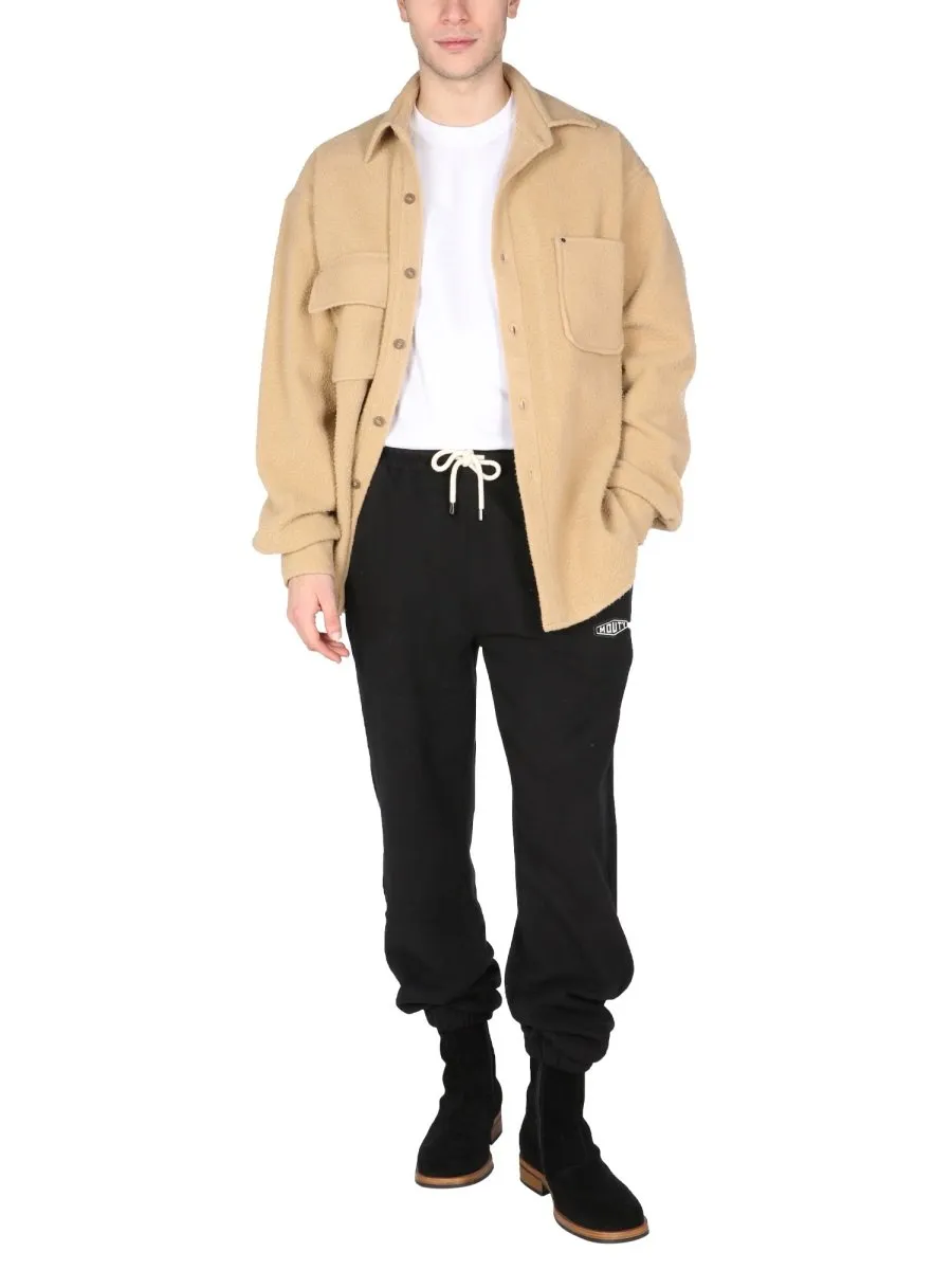 Mouty Phoenix Logo Patch Overshirt