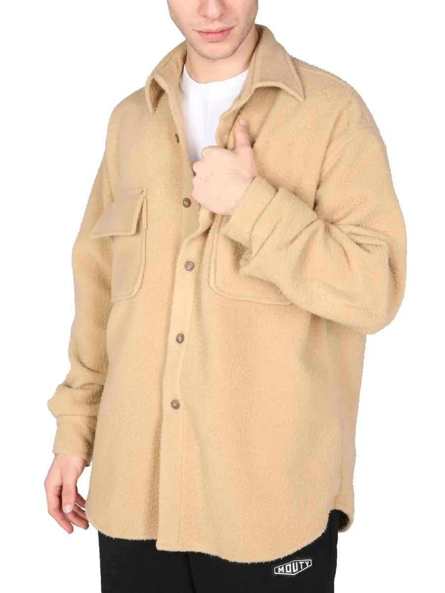 Mouty Phoenix Logo Patch Overshirt