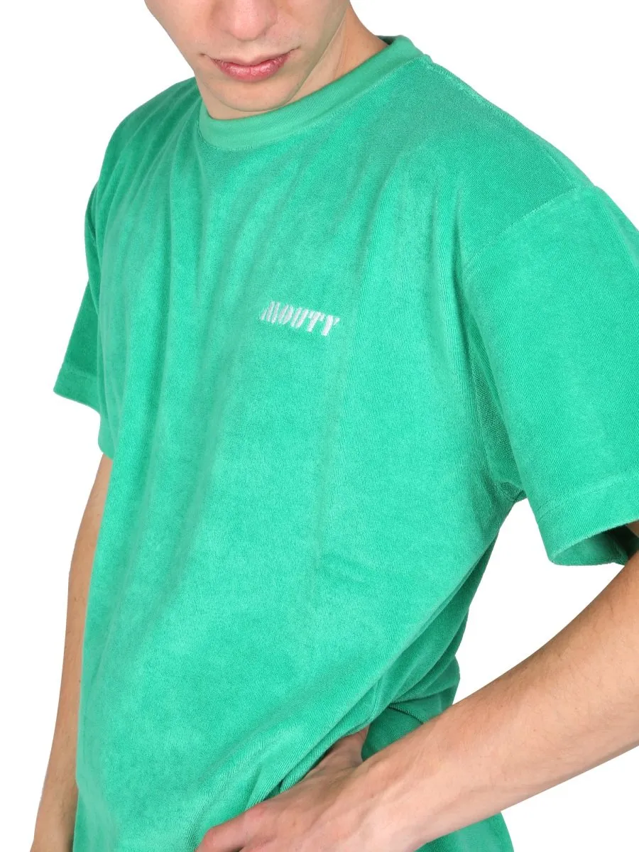 Mouty Logo Embroidered Crewneck