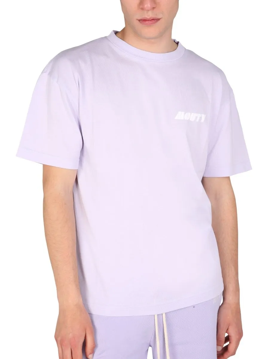 Mouty Logo Print Crewneck T-Shirt