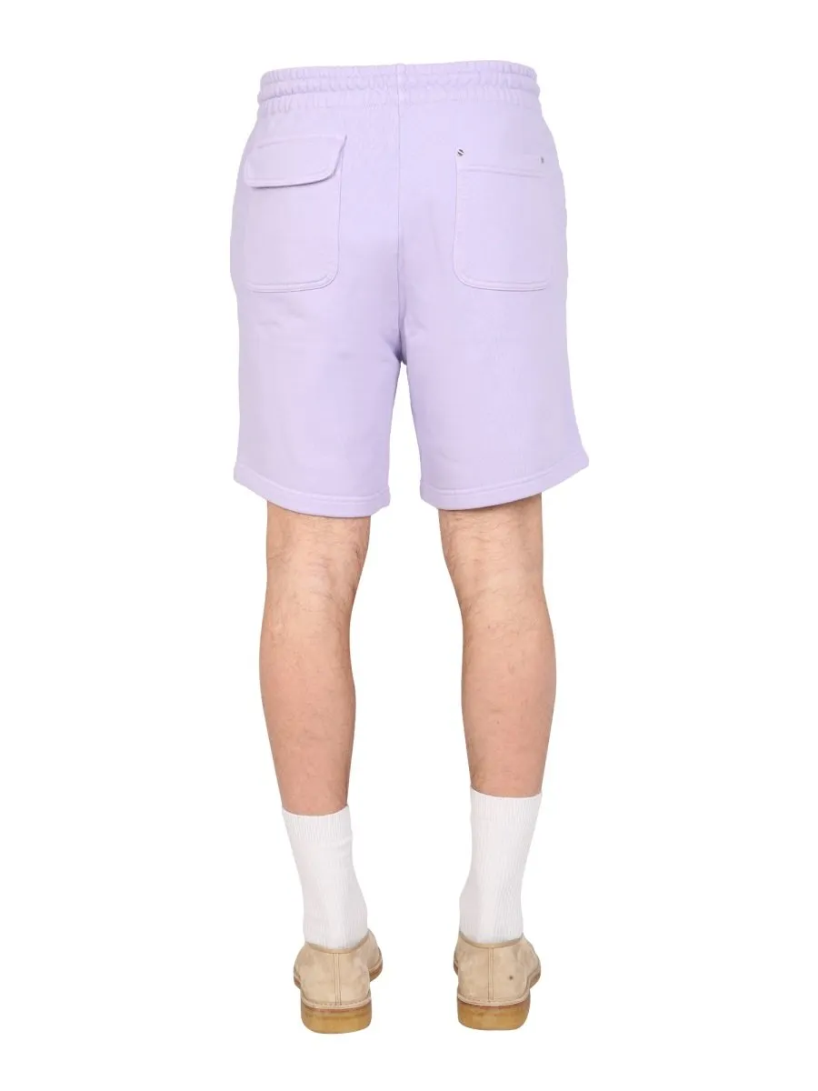 Mouty Logo Embroidered Bermuda Shorts