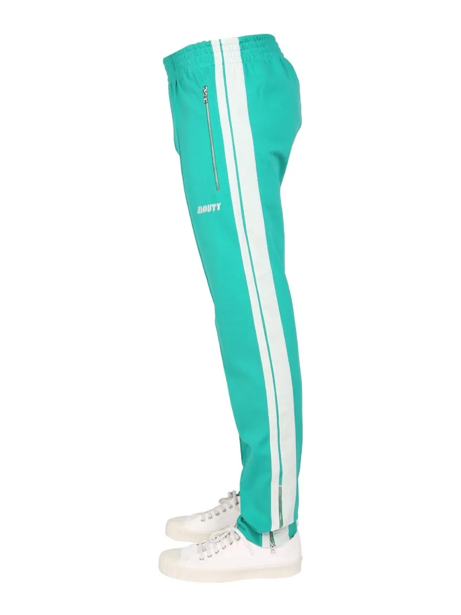 Mouty Logo Embroidered Jogging Pants