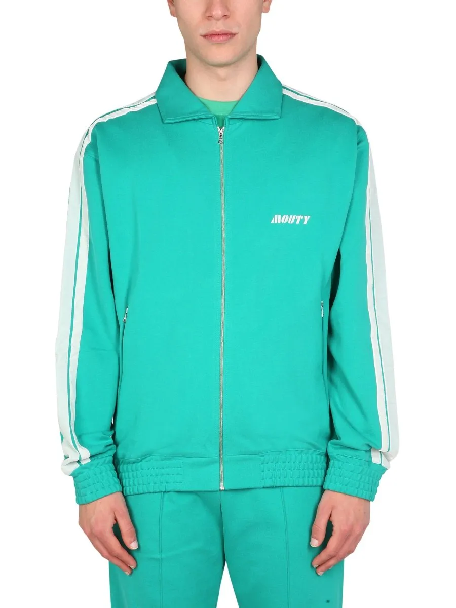 Mouty Logo Embroidered Zipped Jacket