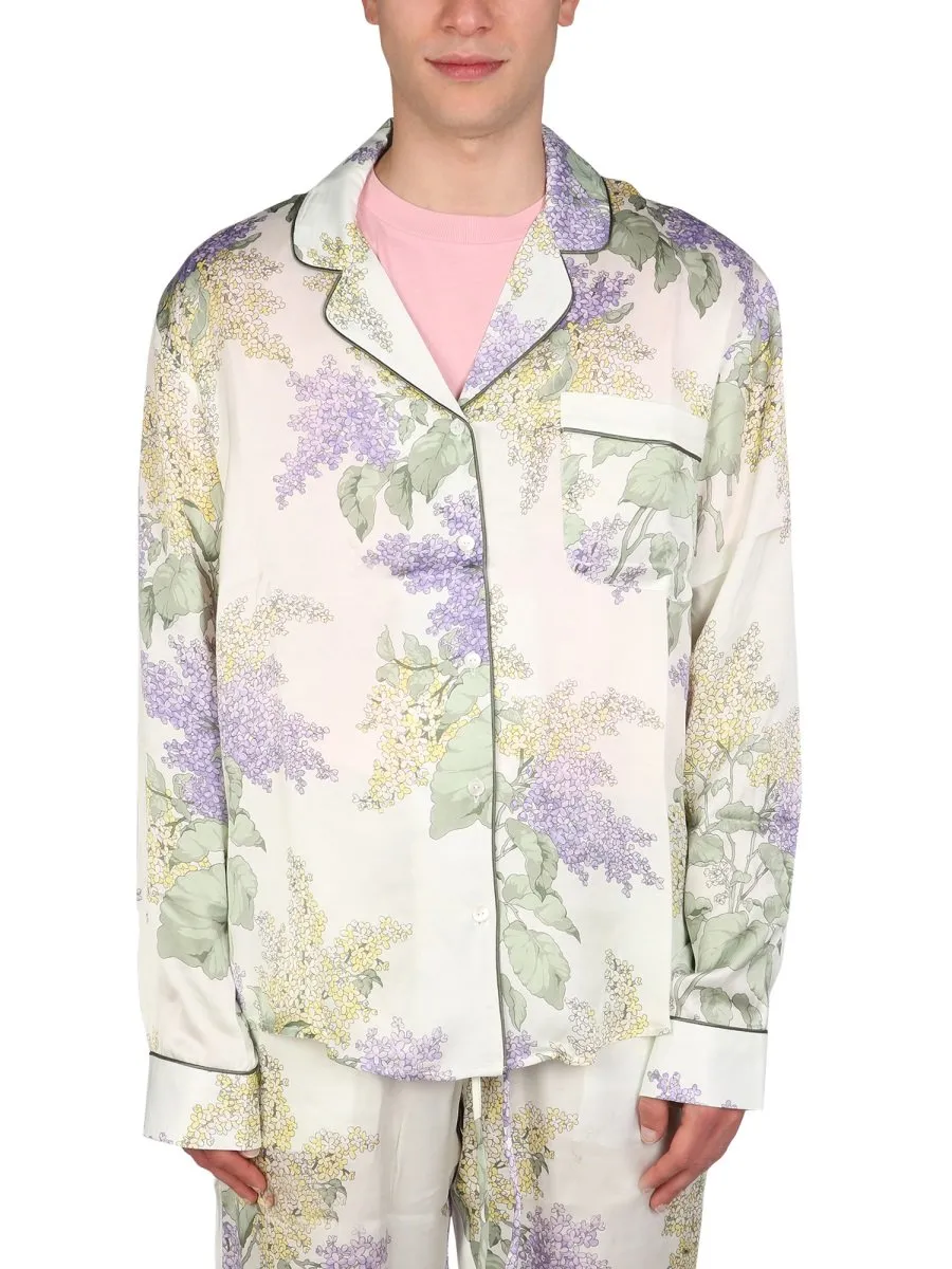 Mouty Floral Print Pajamas Shirt