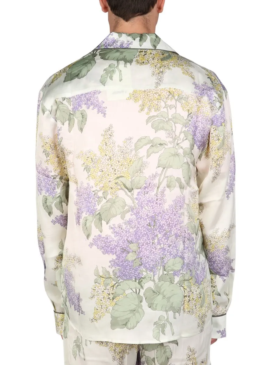 Mouty Floral Print Pajamas Shirt