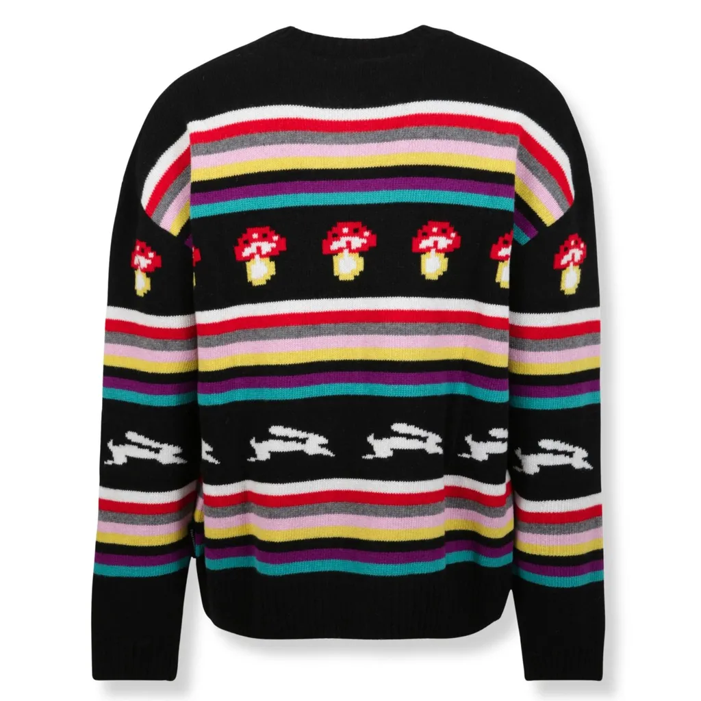 Msgm Jacquard Crewneck Jumper