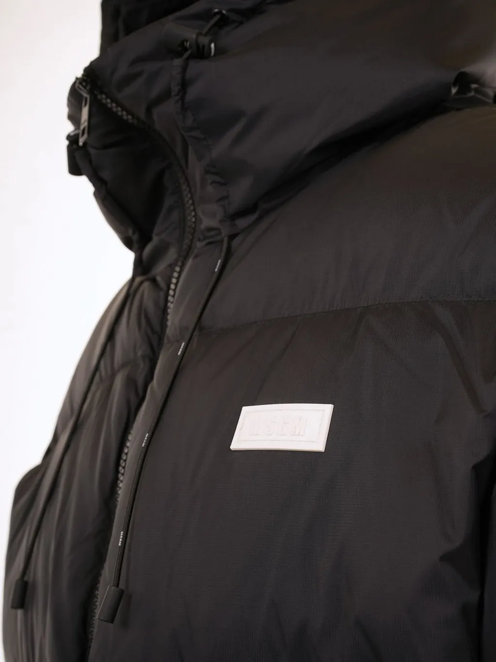 Msgm Zipped Hooded Puffer Jacket