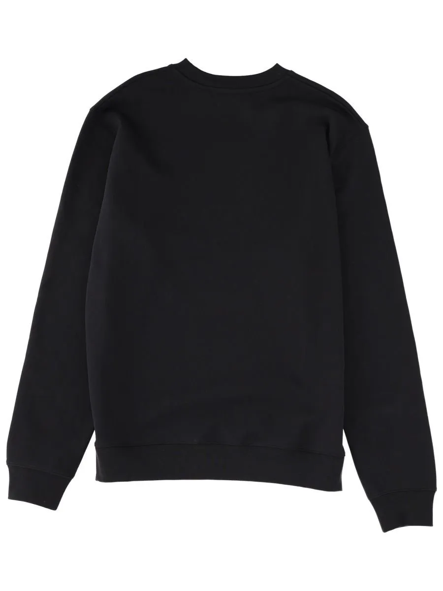 Msgm Logo Printed Crewneck Sweatshirt