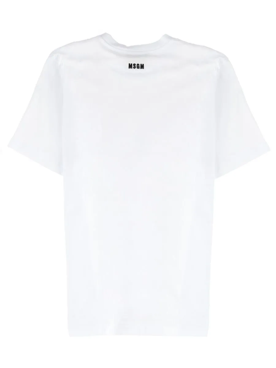 Msgm Quotes Jersey T-Shirt Follow The Rabbit®
