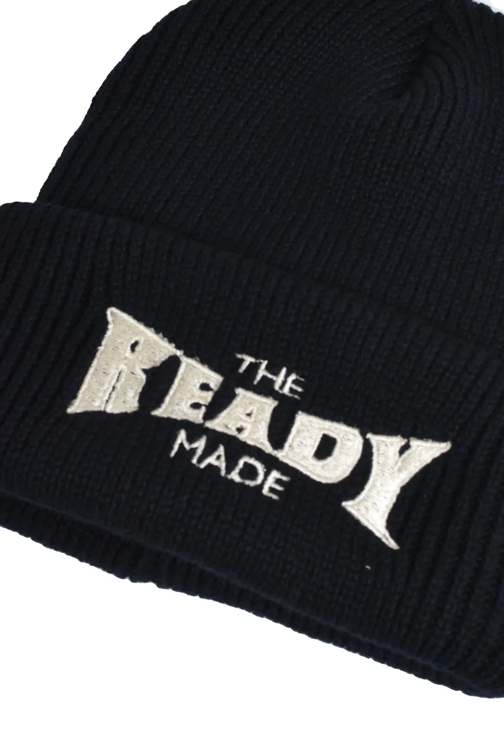 Recycled Wool Knit Cap Black
