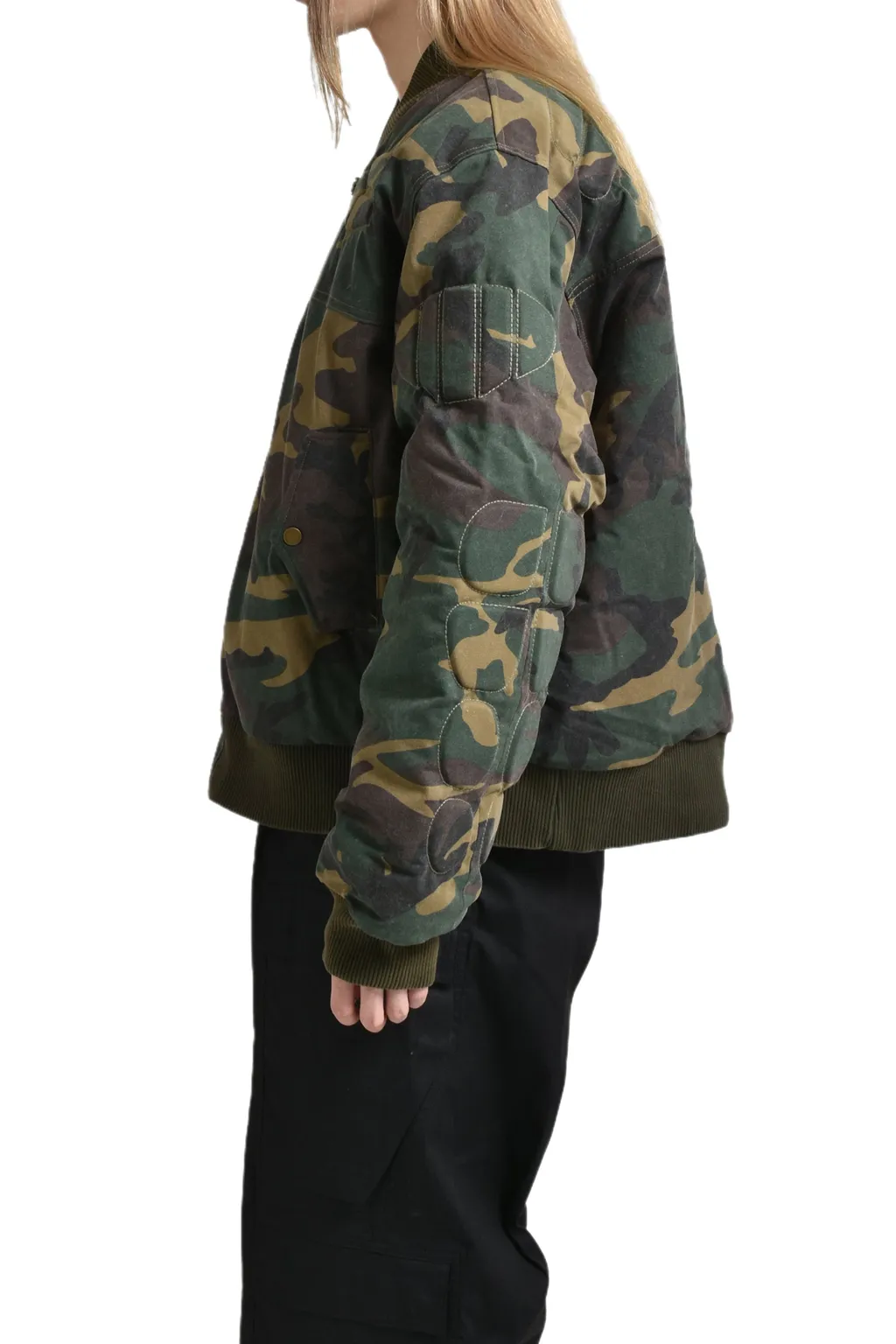 Camo Ma-1 Moto Jacket / Camo