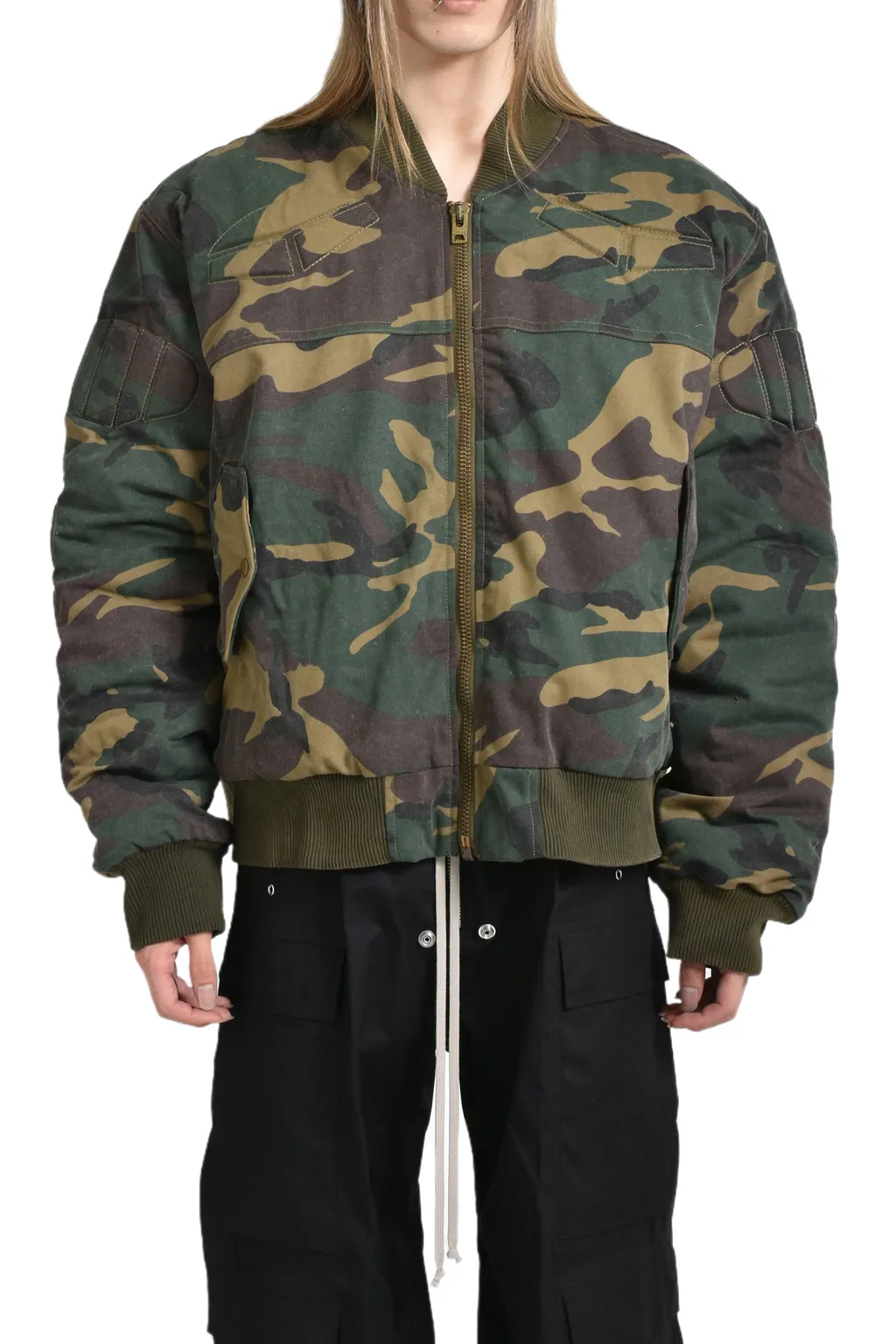 Camo Ma-1 Moto Jacket / Camo