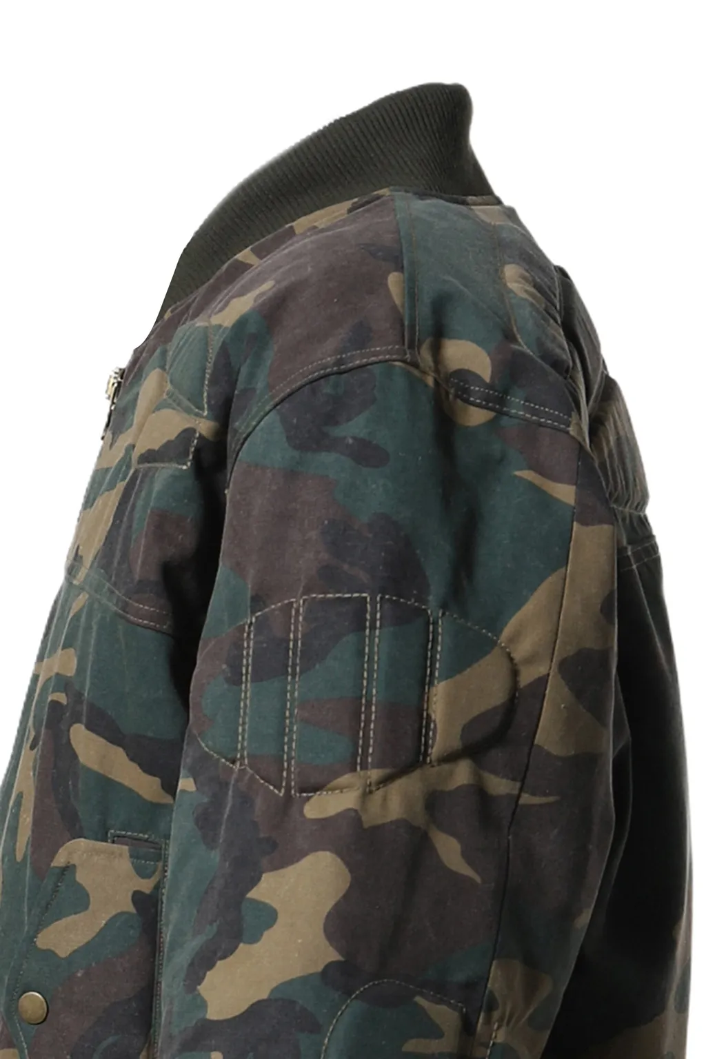 Camo Ma-1 Moto Jacket / Camo