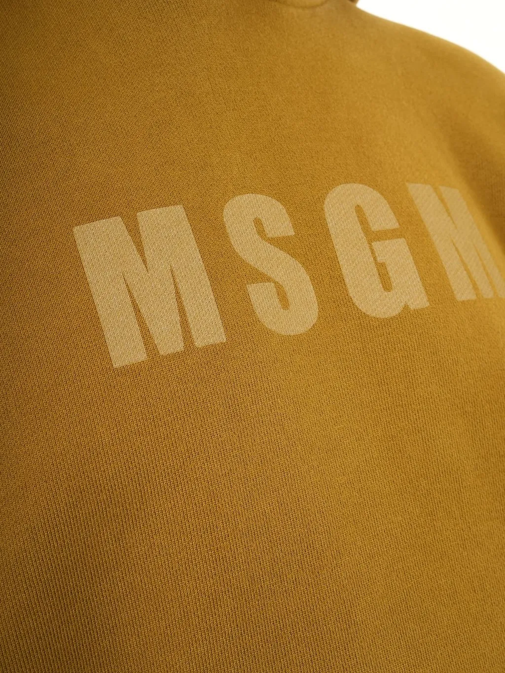 Msgm Logo Printed Drawstring Hoodie