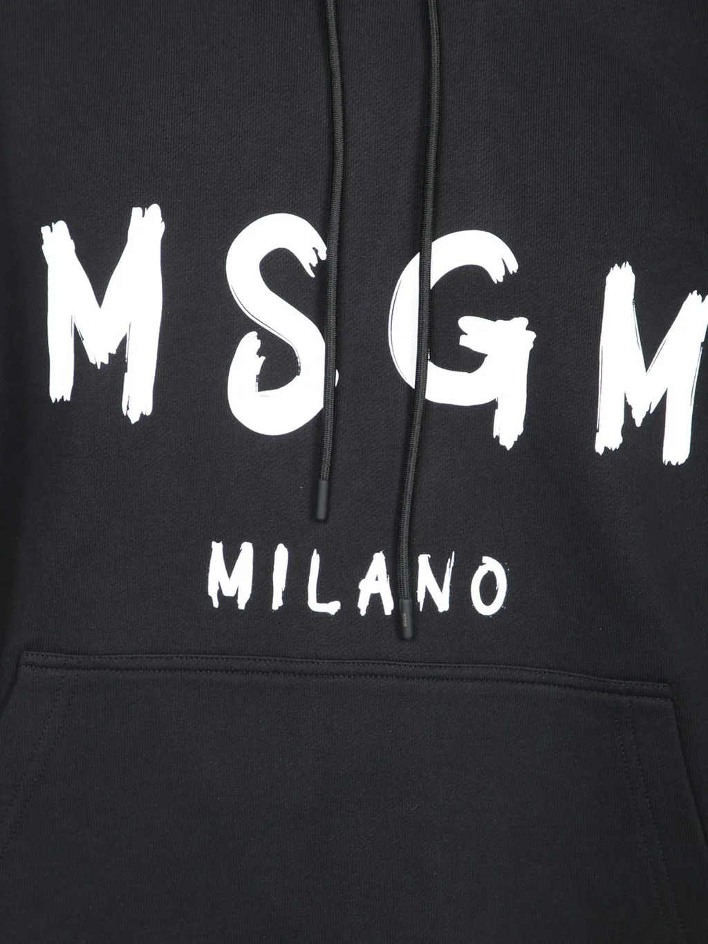 Msgm Logo-Print Drawstring Hoodie