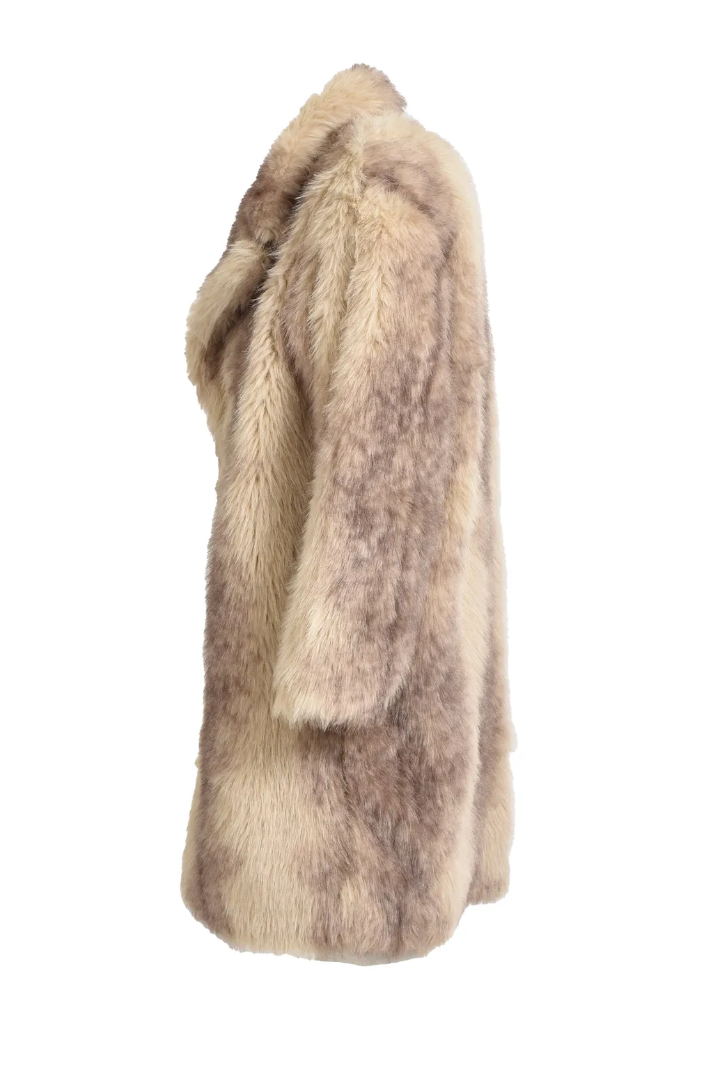 Faux Fur Coat / Bei