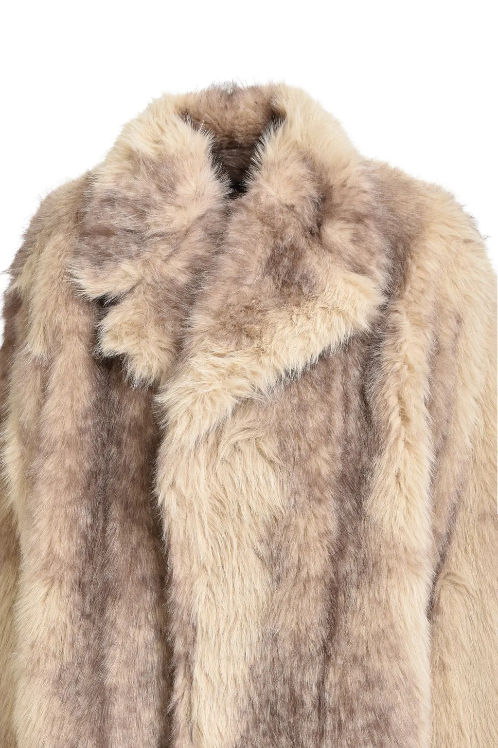 Faux Fur Coat / Bei