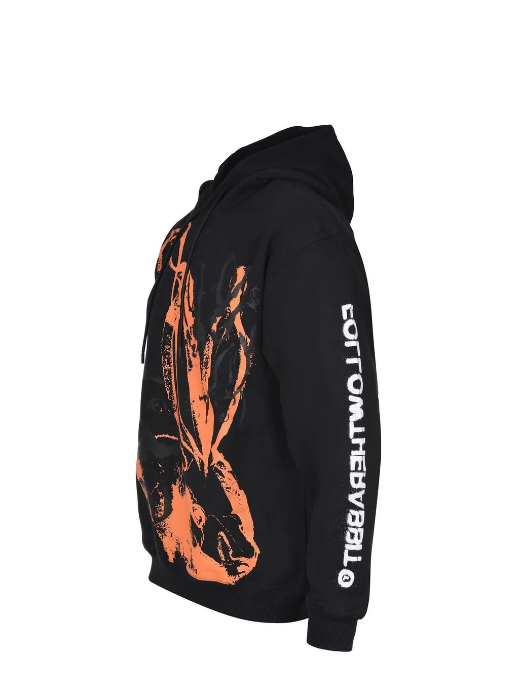 Msgm Sketched Bunnies Print Hoodie