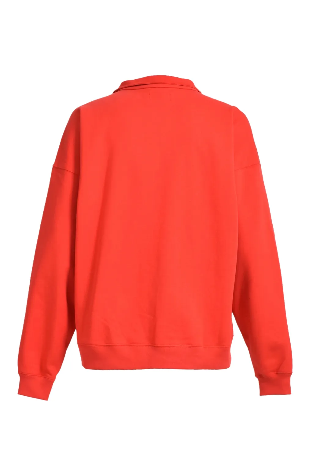 Script Logo Half Zip Sweat / Red