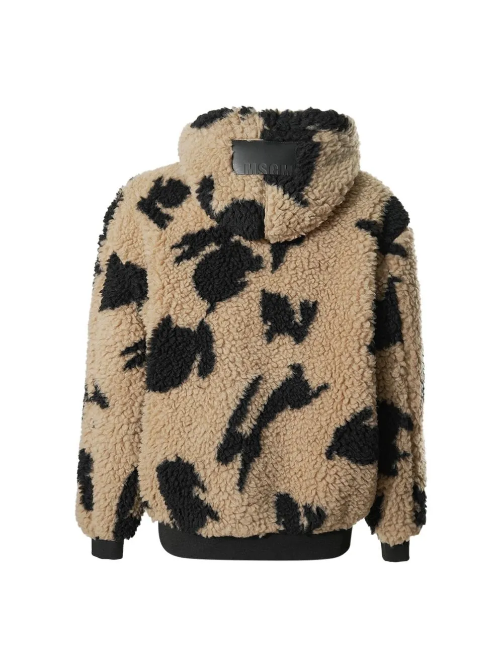 Msgm Follow The Rabbit Motif Teddy Jacket