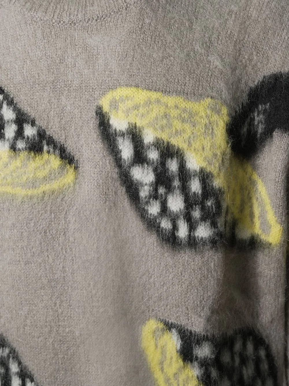 Msgm Fantastic Mushroom Jacquard Pattern Sweater