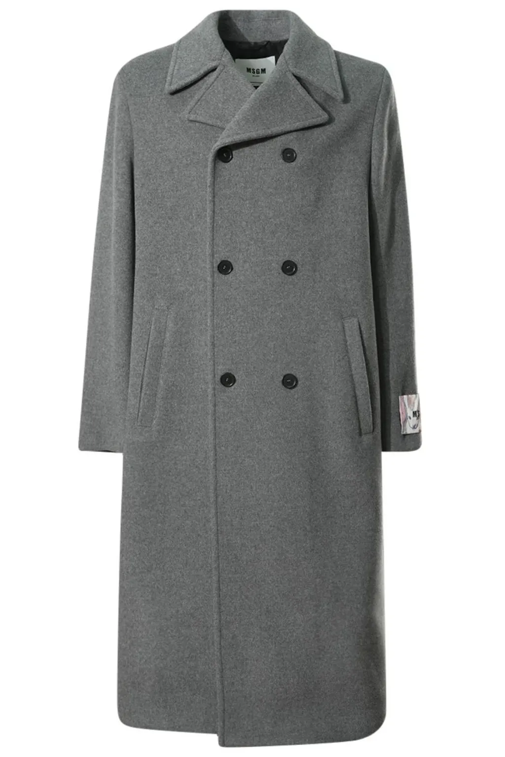 Msgm Double Breasted Coat