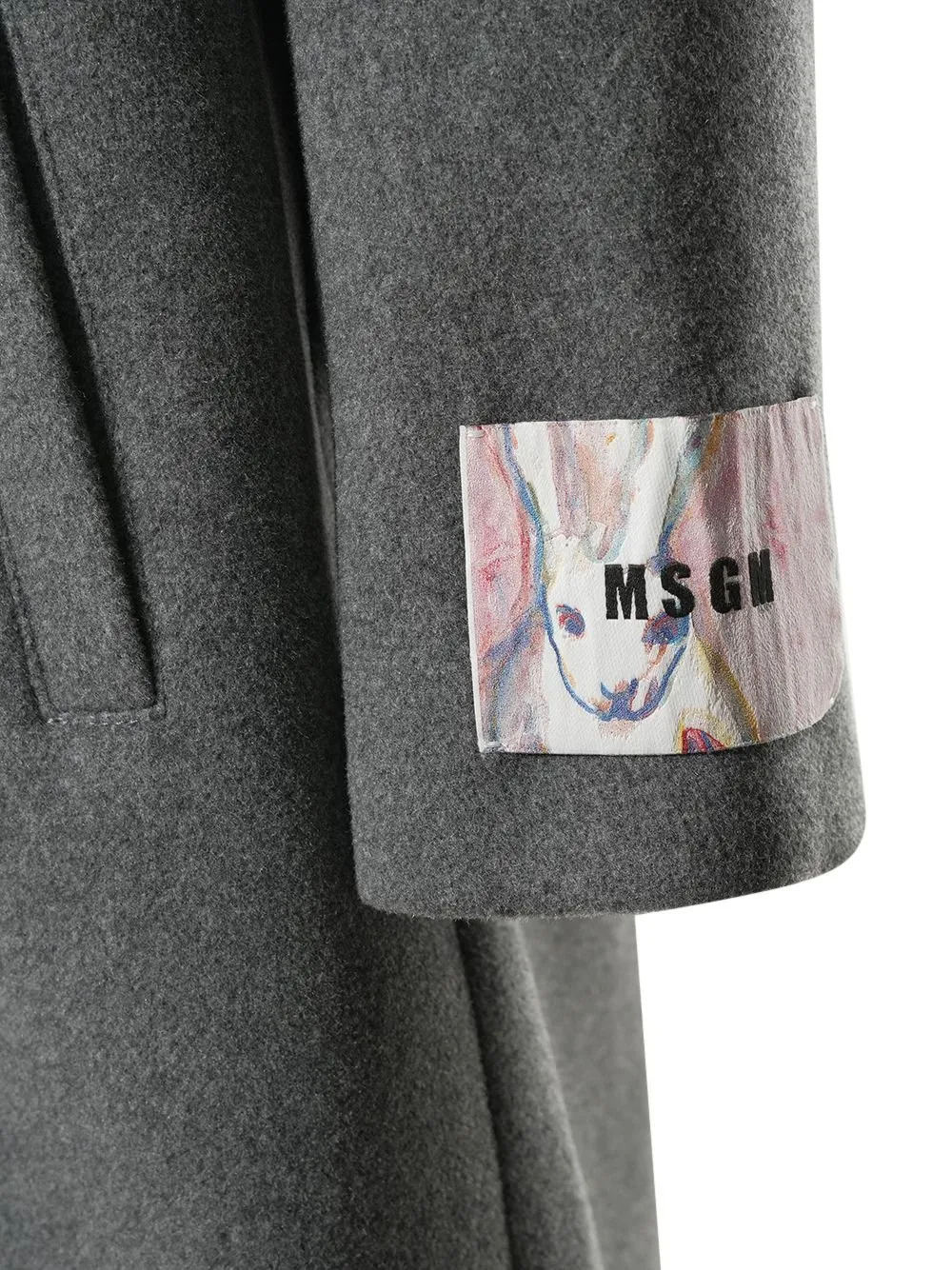 Msgm Double Breasted Coat