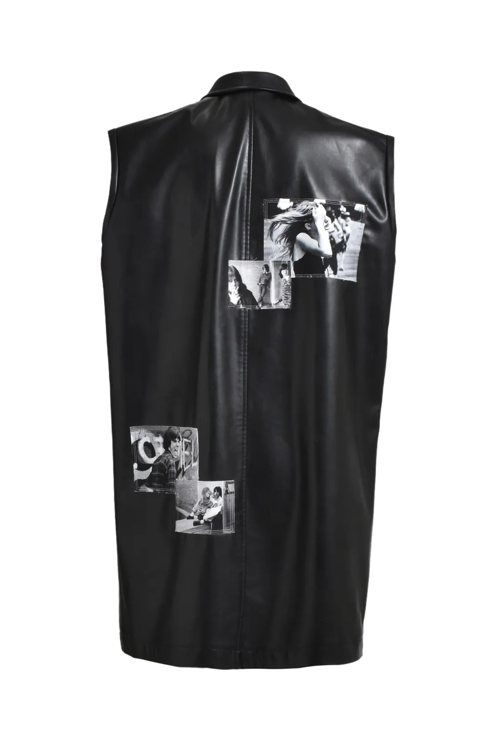 Sleeveless Doctor Jacket. / Blk