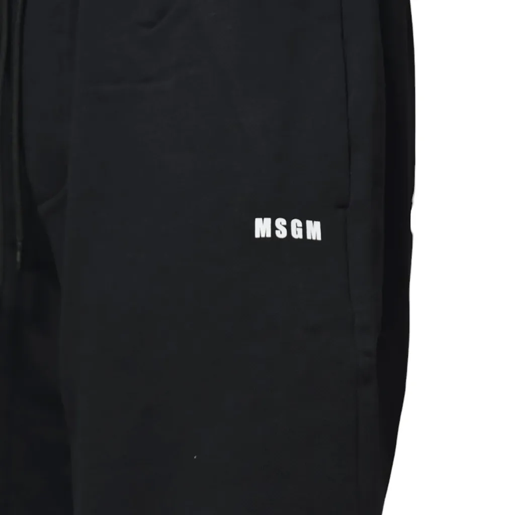 Msgm Logo-Printed Drawstring Shorts