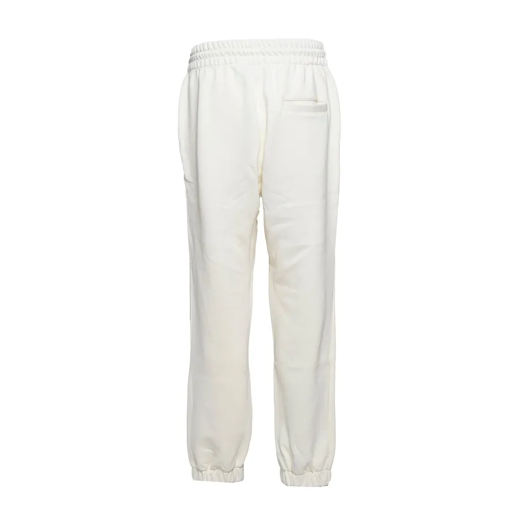 Msgm Logo Embroidered Drawstring Tapered-Leg Track Pants