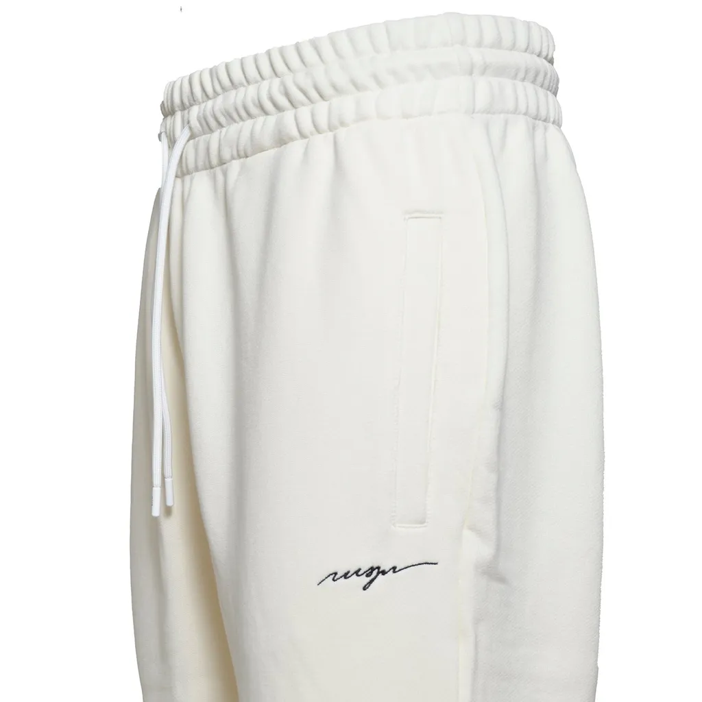 Msgm Logo Embroidered Drawstring Tapered-Leg Track Pants