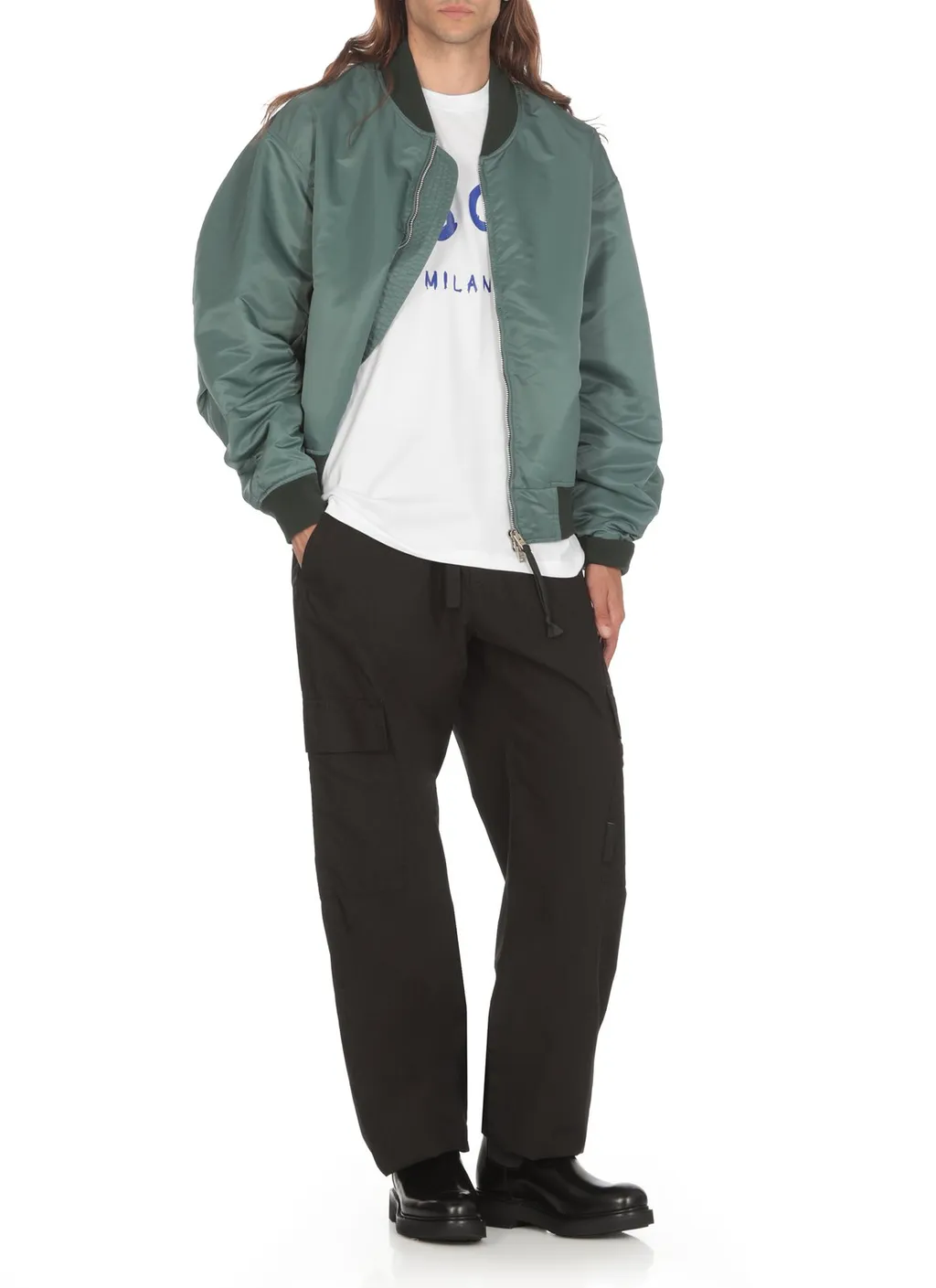 Msgm Logo Printed Crewneck T-Shirt