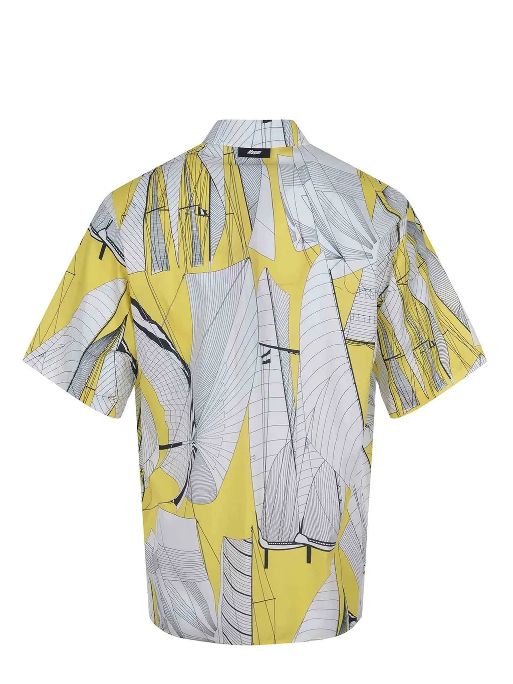 Msgm Graphic Printed Short Sleeved Shirt